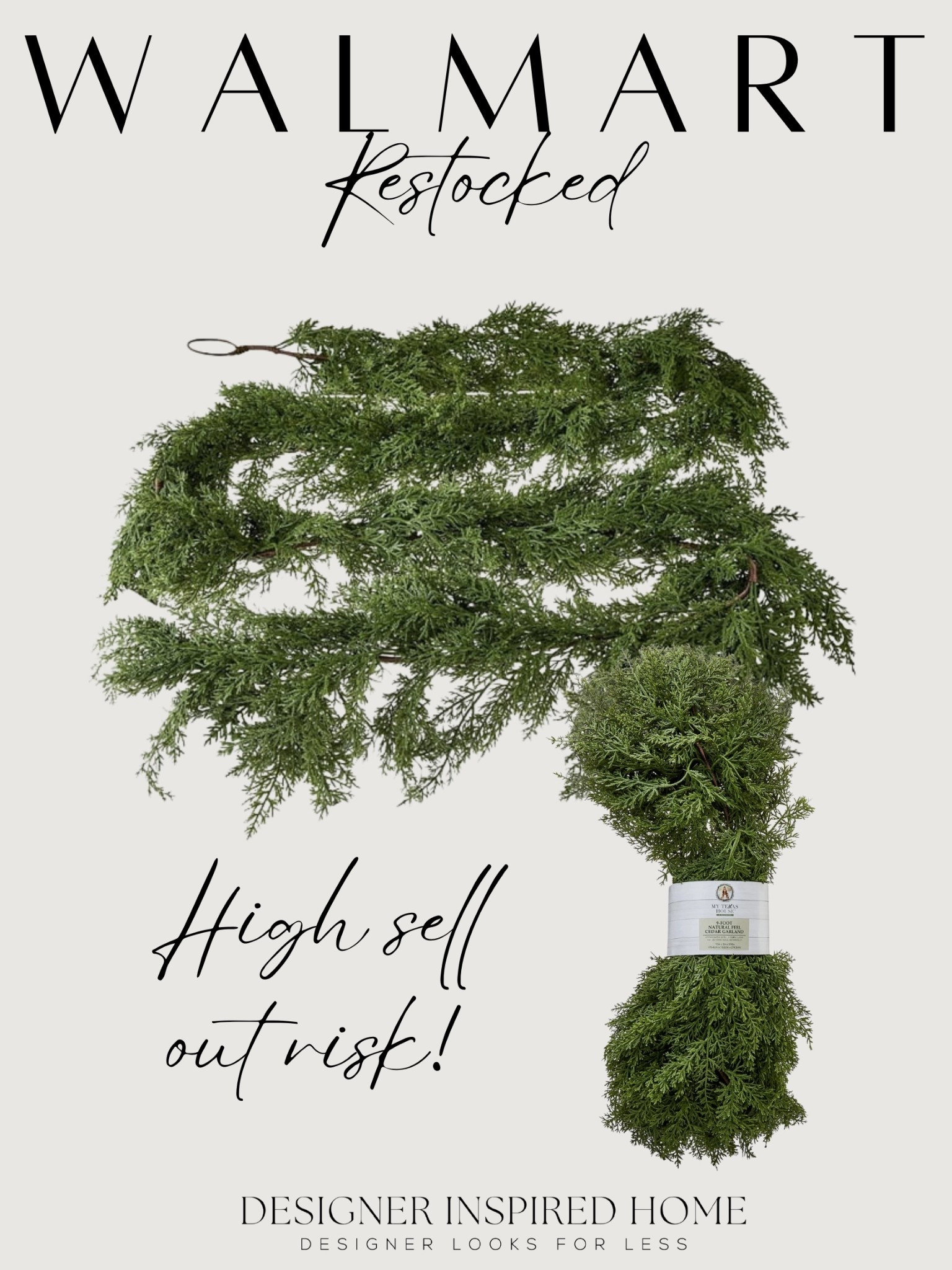 🏃🏻‍♀️This garland will sell out fast! 

#LTKSeasonal #LTKHome #LTKFindsUnder50