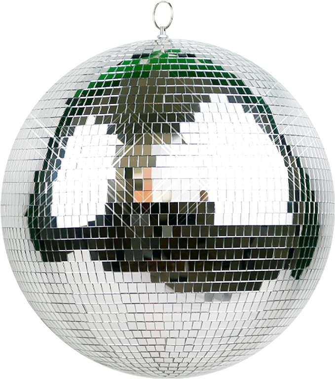 Large Disco Ball Disco Ball Mirror Ball 16 in Disco Ball,Disco Ball Decor, Hanging Party Disco Ba... | Amazon (US)