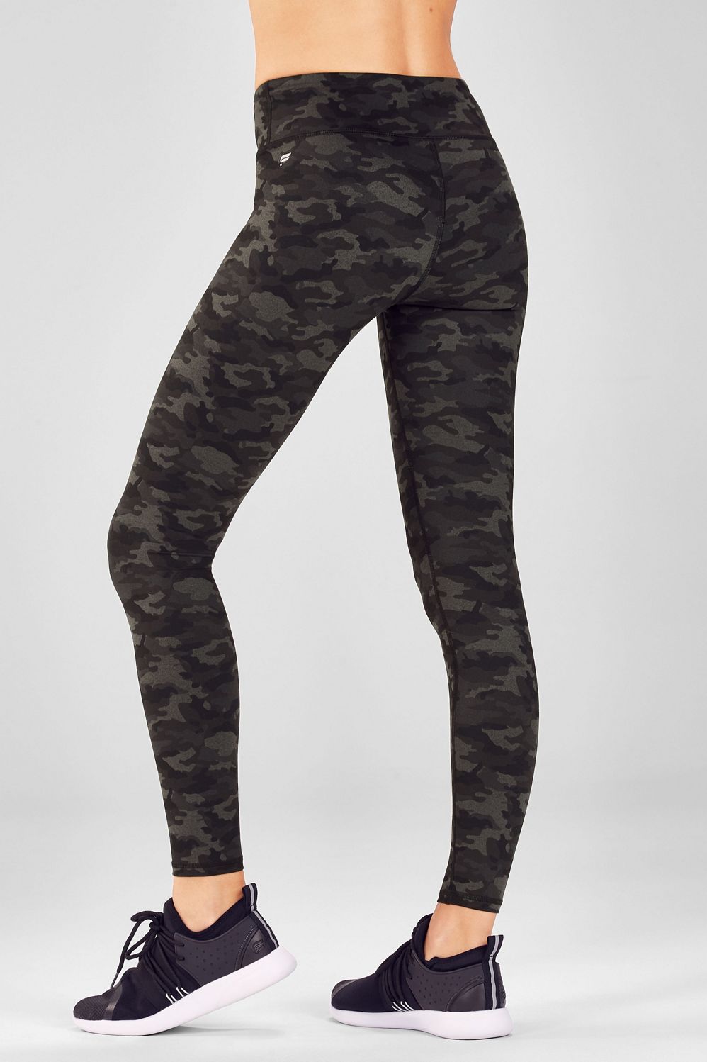 Mid-Rise Printed Heathered Legging | Fabletics