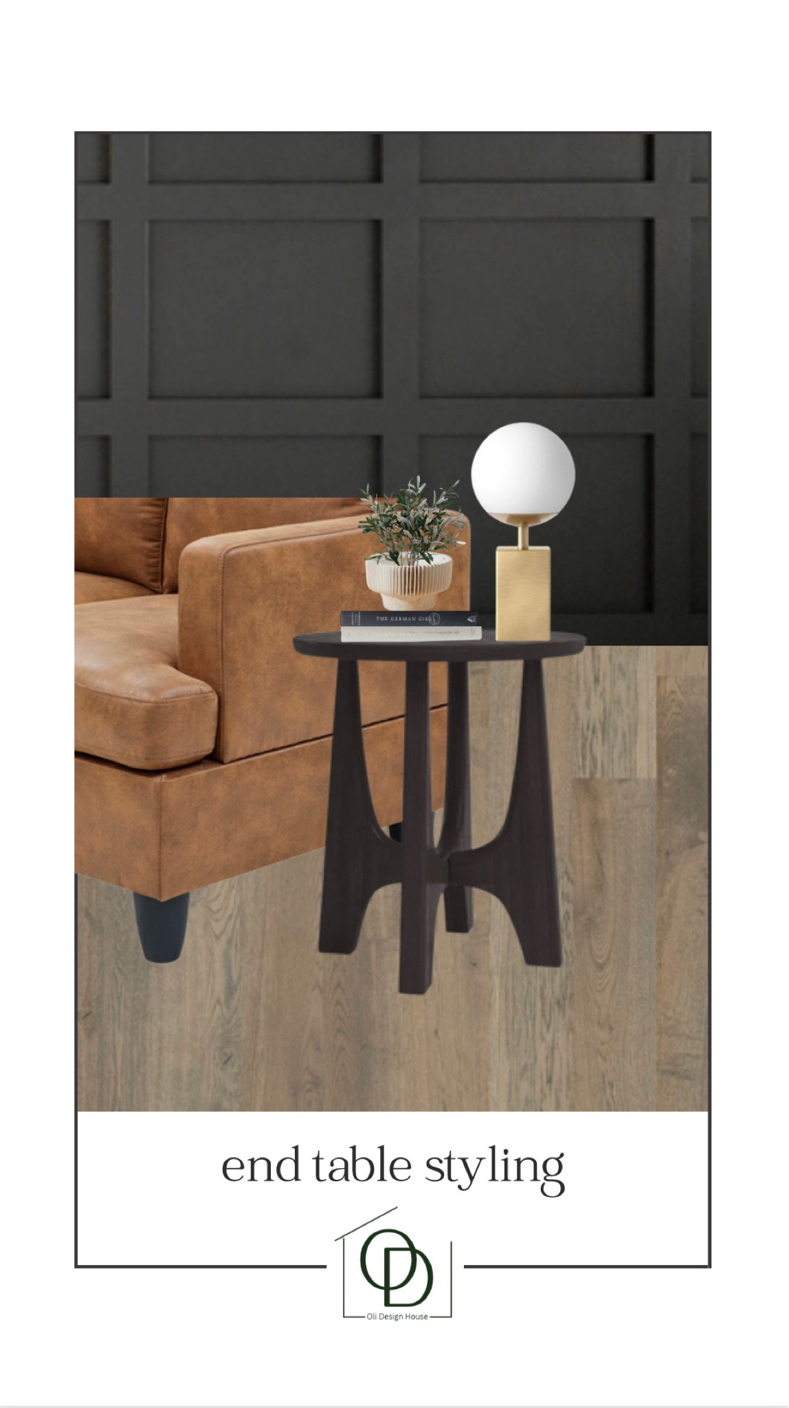 End table styling design board

Simple end table decor, moder organic home decor, black end table, textured vase, faux olive branches, brass table lamp, globe table lamp, home decor coffee table book, travel photography coffee table book, vegan leather sectional

#competition

#LTKFind #LTKhome #LTKstyletip