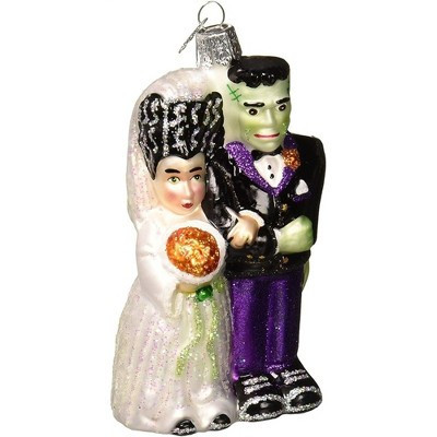Old World Christmas Glass Blown Ornament for Christmas Tree, Frankenstein and Bride | Target
