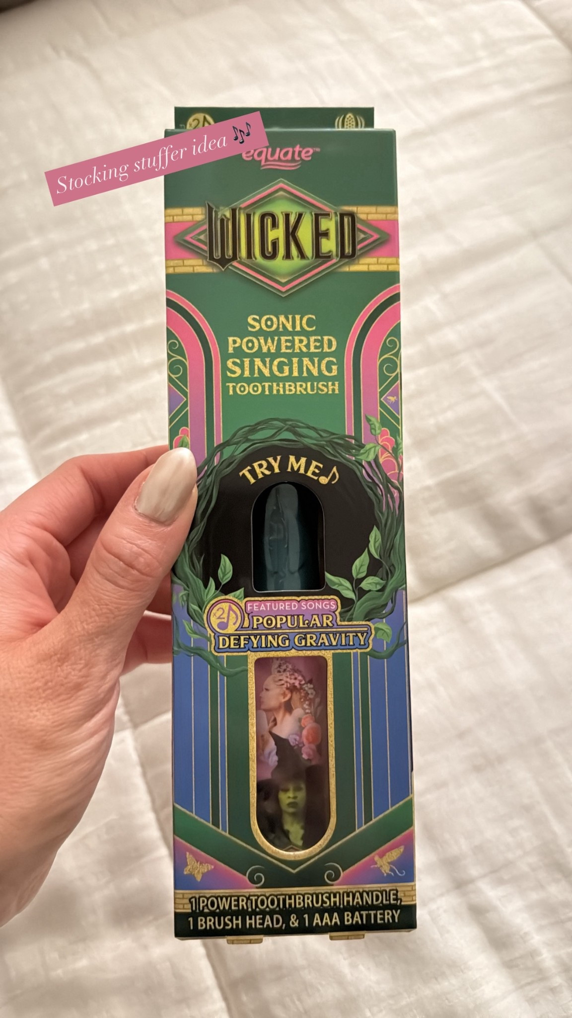 Great Stocking Stuffer for girls!  Wicked Singing Electric Toothbrush with 2 minute timer 

#LTKKids #LTKFindsUnder50 #LTKGiftGuide