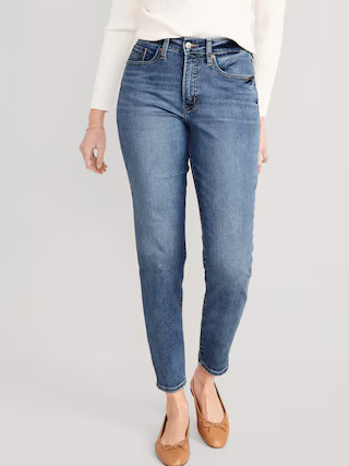 High-Waisted OG Straight Ankle Jeans for Women | Old Navy (US)