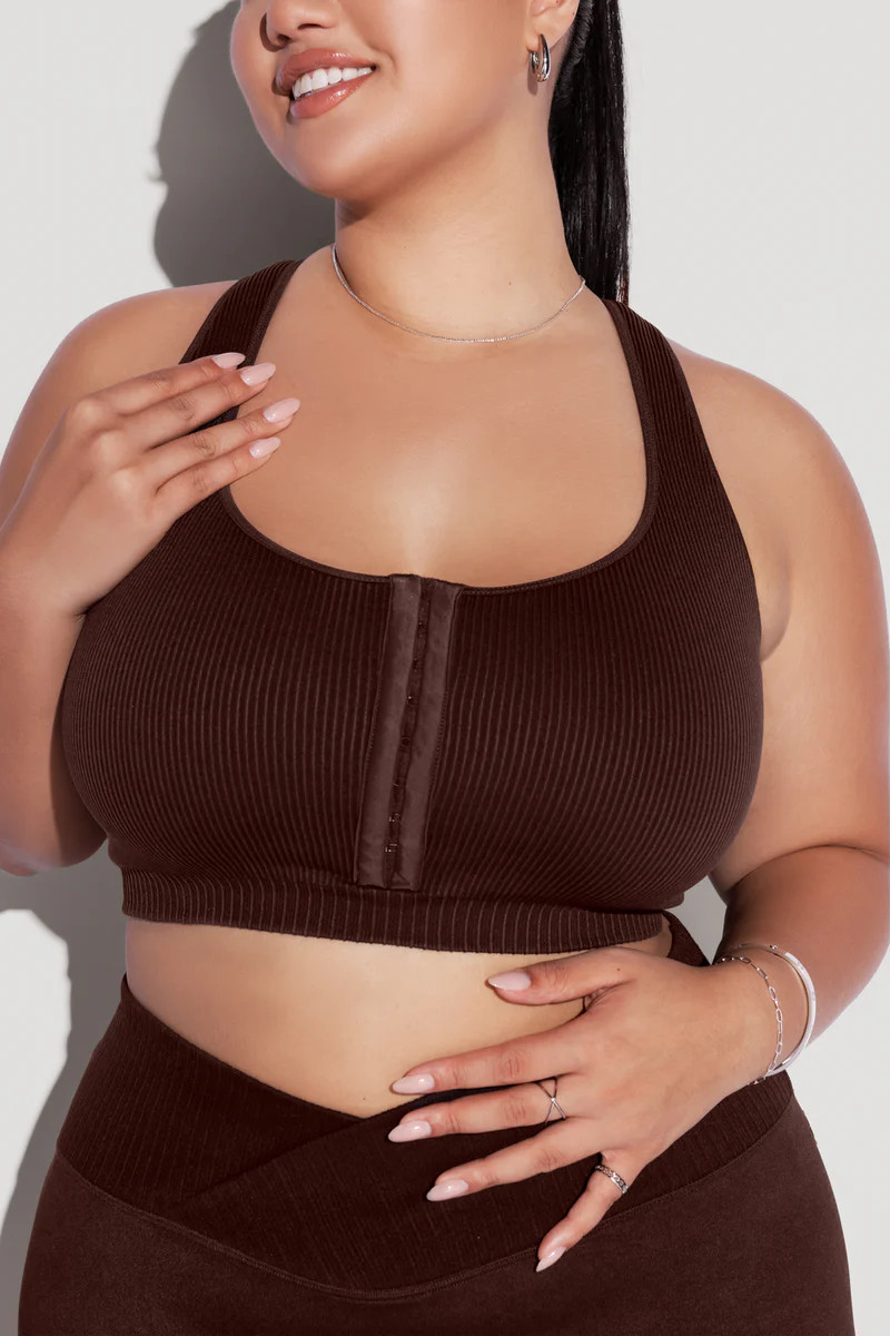 Hook It Up Seamless Bra - French Roast | POPFLEX