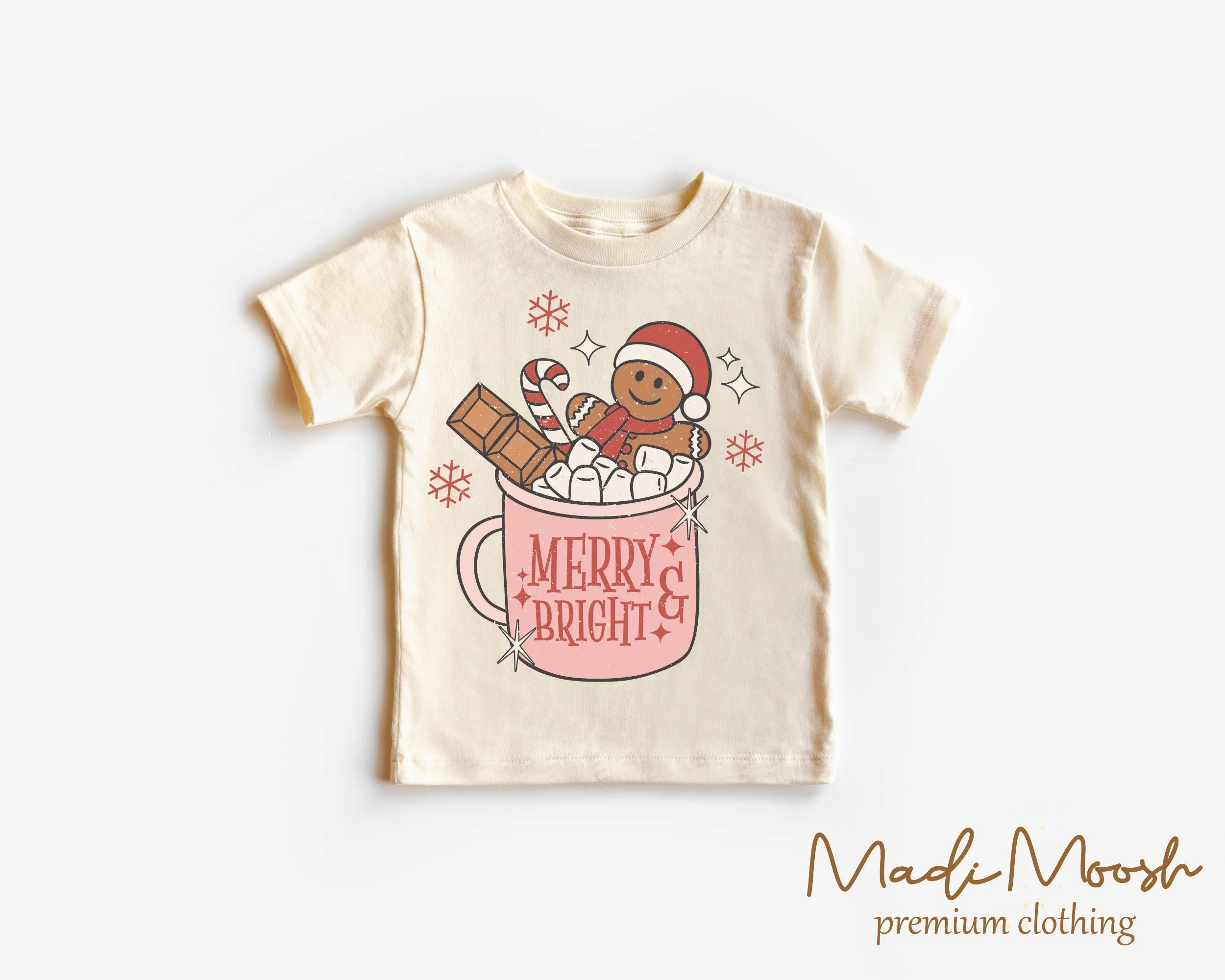 Hot Cocoa and Christmas Movies Toddler Shirt Cute Christmas Shirt Natural Toddler Tee - Etsy | Etsy (US)