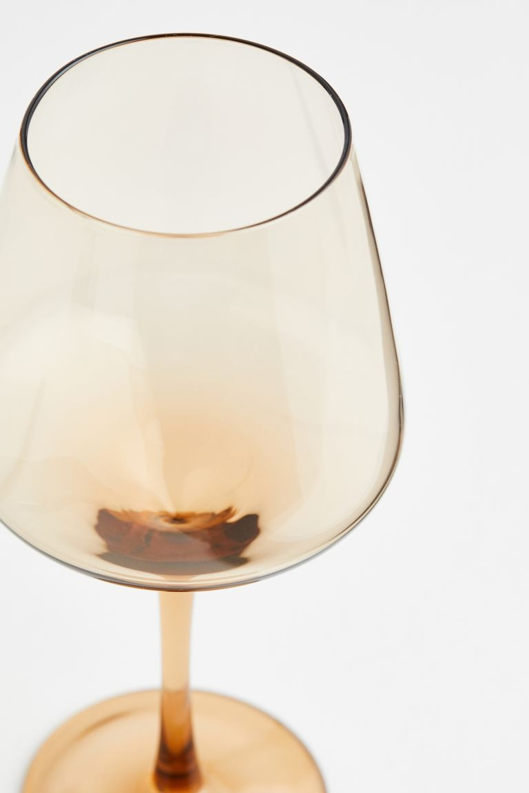 Wine Glass - Beige - Home All | H&M US | H&M (US + CA)