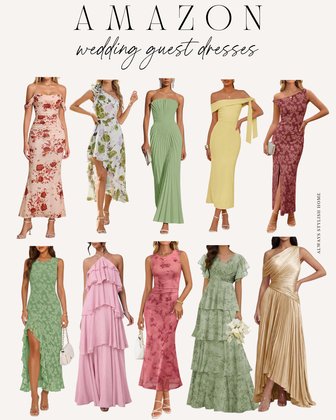Amazon Wedding Guest Dresses 💐 Dresses all under $80! #Amazon fashion #amazon find #amazon wedding guest dresses #satin dress #maxi dress #yellow dress #pink dress #blue dress #purple dress #orange dress #sage green dress #navy dress #floral dress # wedding guest , wedding guest dresses from amazon 

 #LTKootd #LTKSeasonal #LTKWedding