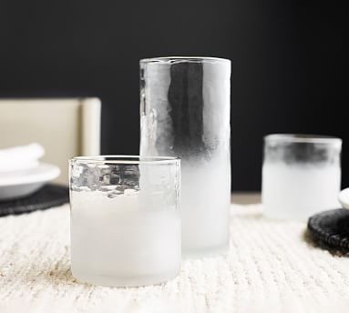 Frosted Handcrafted Drinking Glasses | Pottery Barn (US)