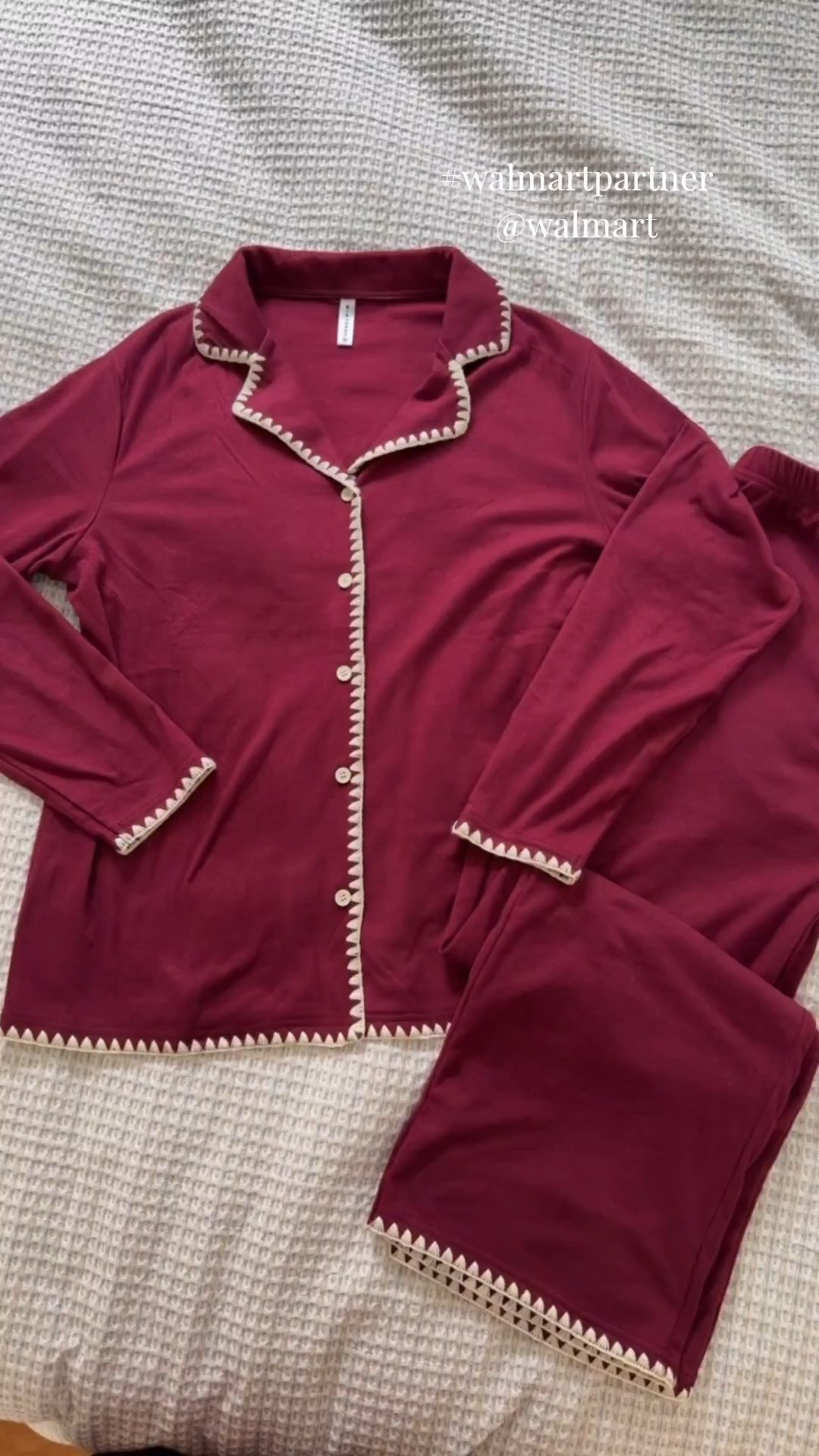 New Walmart fleece pajamas I’m loving, they’ve kept me cozy all week here in Cape Cod and they’re so cute too. I’m a size small in Walmart’s Joyspun pajama brand but I’m a medium in this brand (so I’d go up one size when ordering). #walmartfashion @Walmart