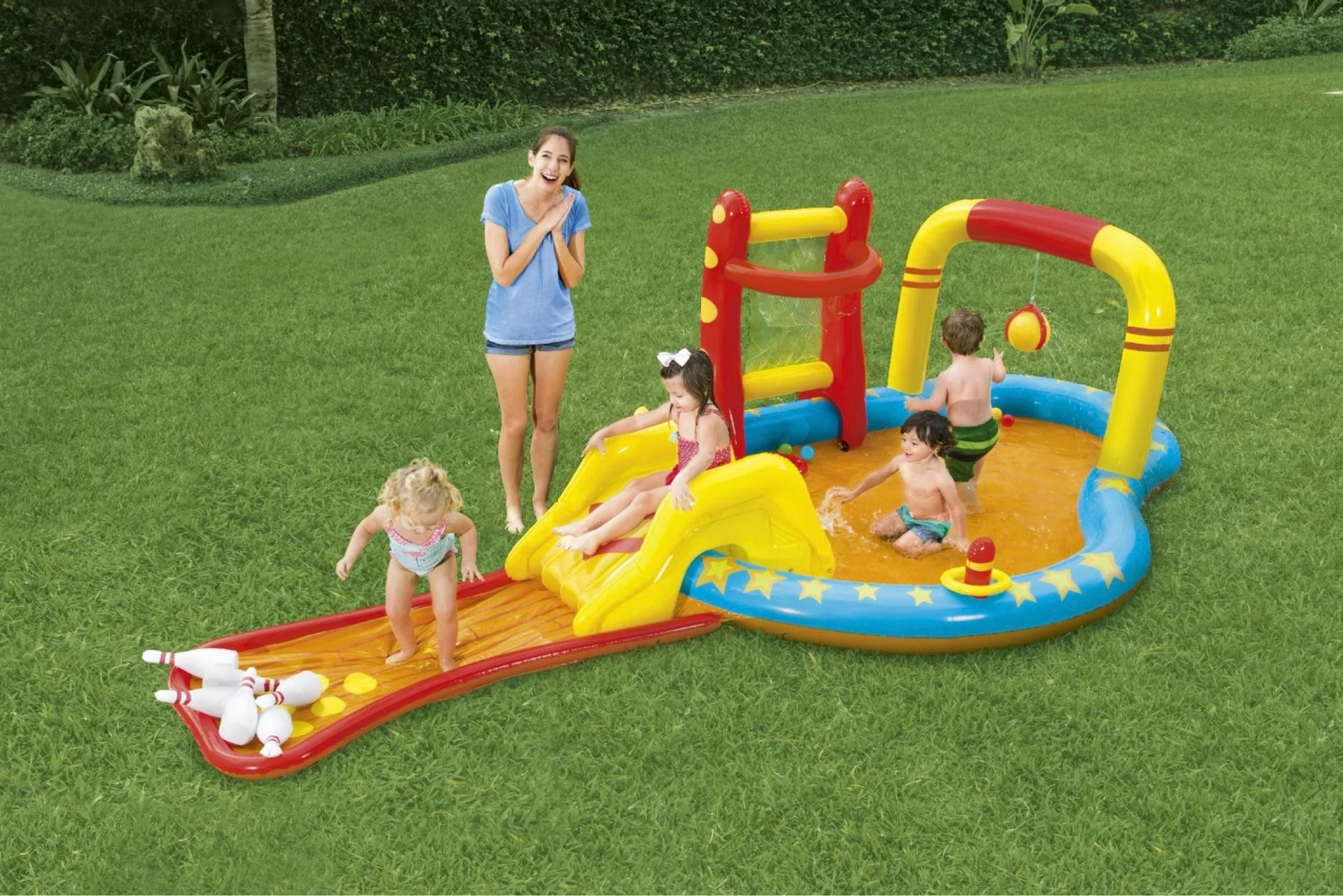 On SALE for $17.30 💦👀

H2OGO! Lil' Champ Play Pool Center with Slide

#LTKSwim #LTKKids #LTKSaleAlert