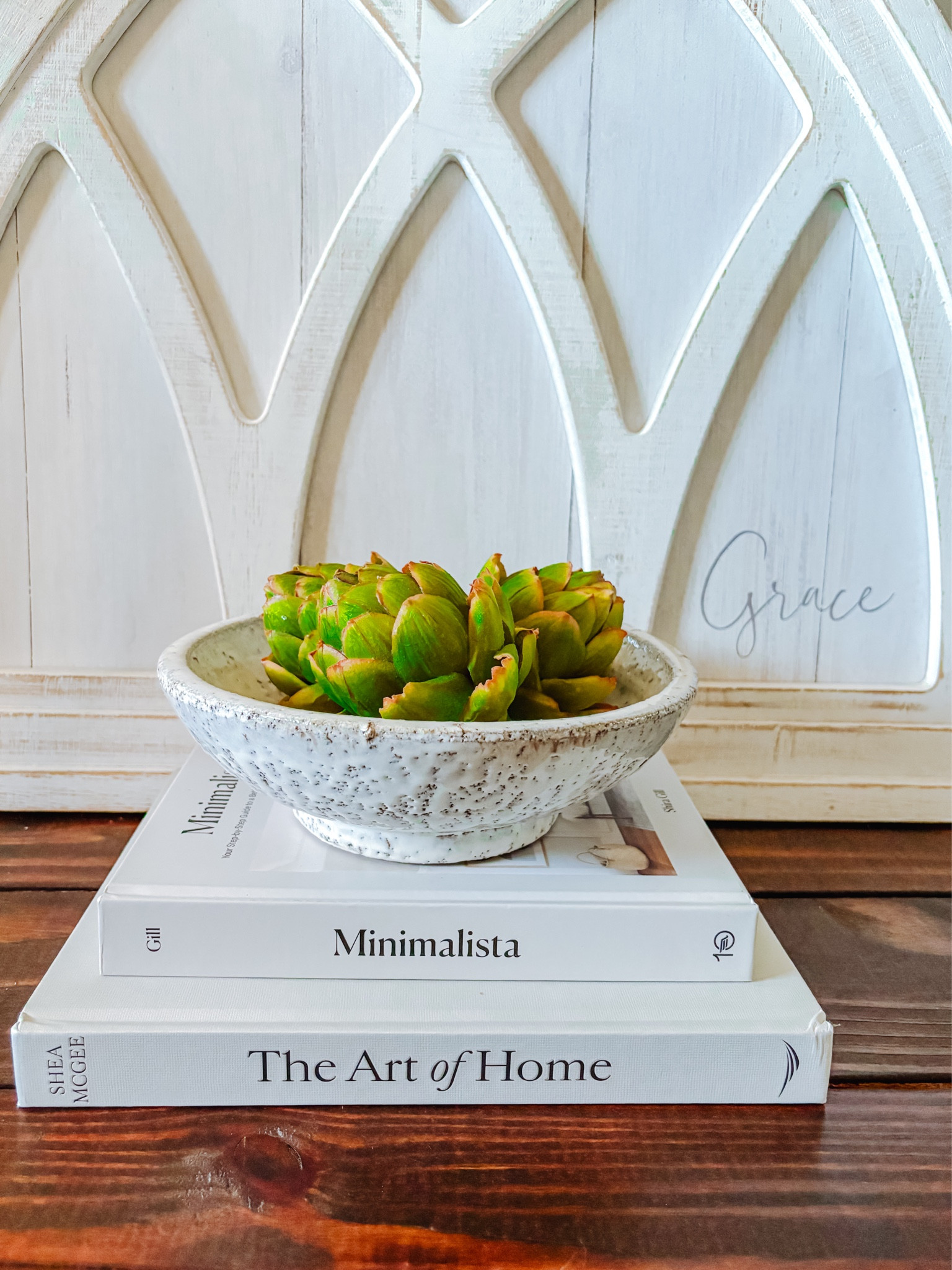 Entry-way table goals🙌🏼💚 these artichoke hearts are the sweetest little addition on my new coffee table books! They add the perfect amount of spring color to my space!

#LTKstyletip #LTKhome #LTKfindsunder50