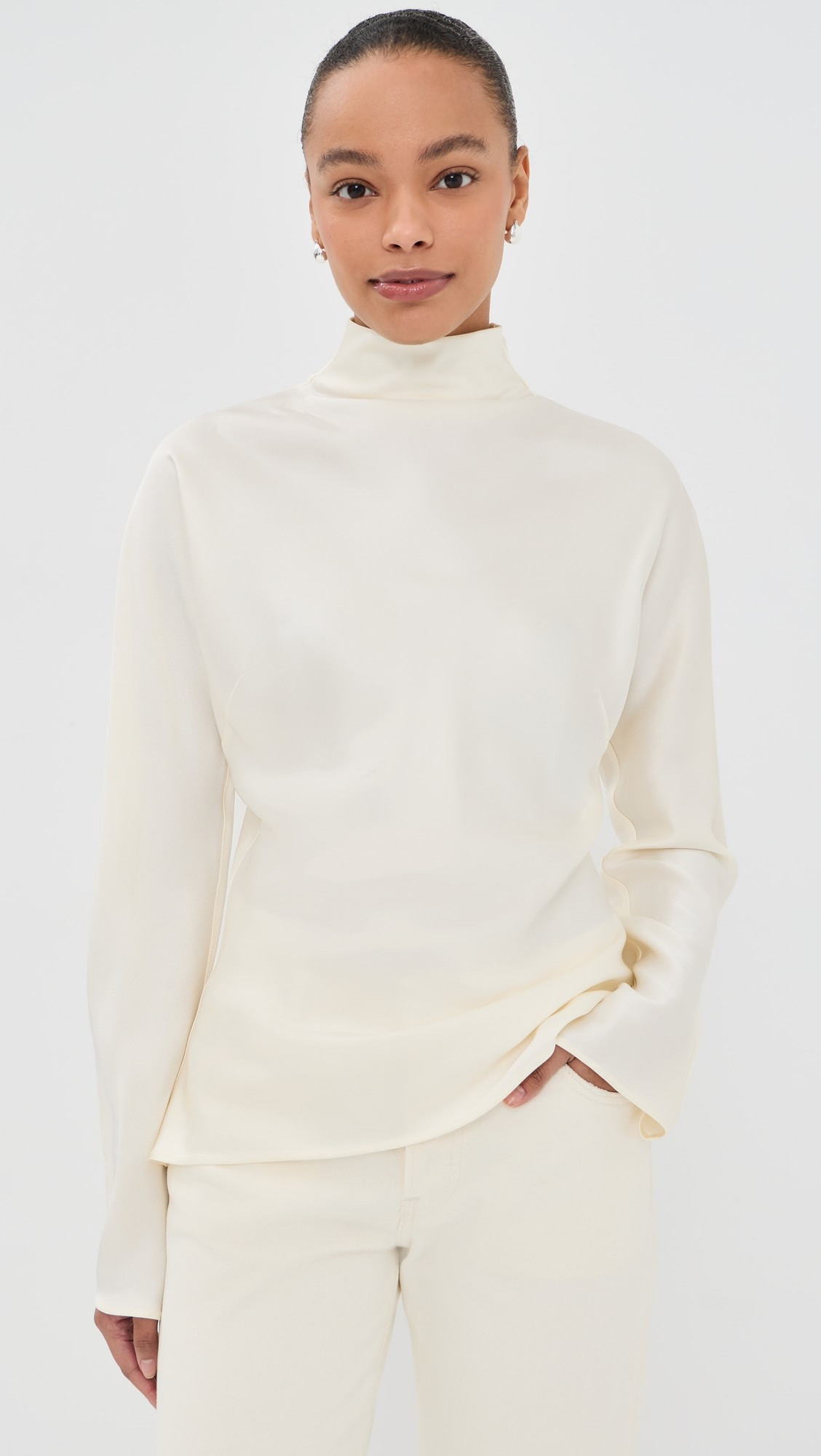 Satin Waisted Top | Shopbop