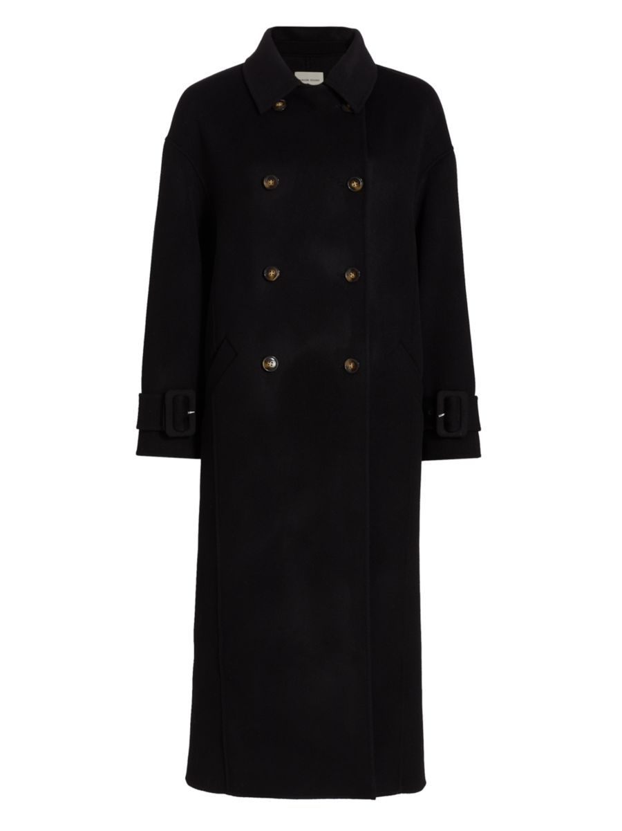 Loulou Studio Boras Wool-Cashmere Trench Coat | Saks Fifth Avenue