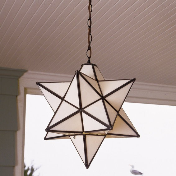 Superior Moravian Star Hanging Light - Indoor/Outdoor | Shades of Light