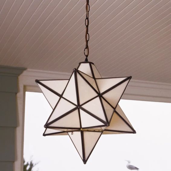 Superior Moravian Star Hanging Light - Indoor/Outdoor | Shades of Light