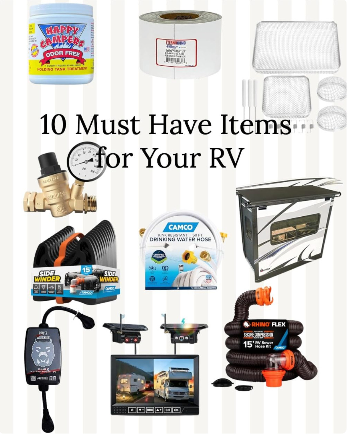 10 Must Have Items for Your RVUpgrade your RV with must-have accessories! From sealing roofs to protecting your awning, find everything you need to make your RV experience better. #AmazonFinds #RVLife #RVEssentials 

 #LTKfitnessgoals #LTKActive #LTKTravel