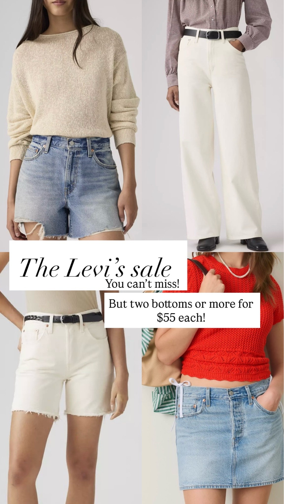 You can’t ignore this @levi sale!!! But 2 bottoms for $55 each!!!

#LTKootd #LTKSeasonal #LTKSaleAlert