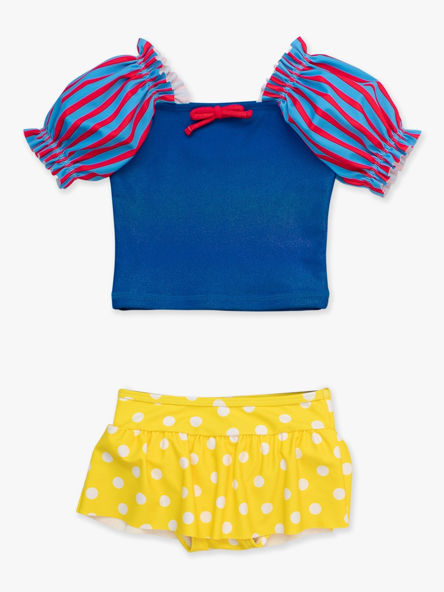 Puffed Sleeve Skirted 2-Piece | RuffleButts / RuggedButts