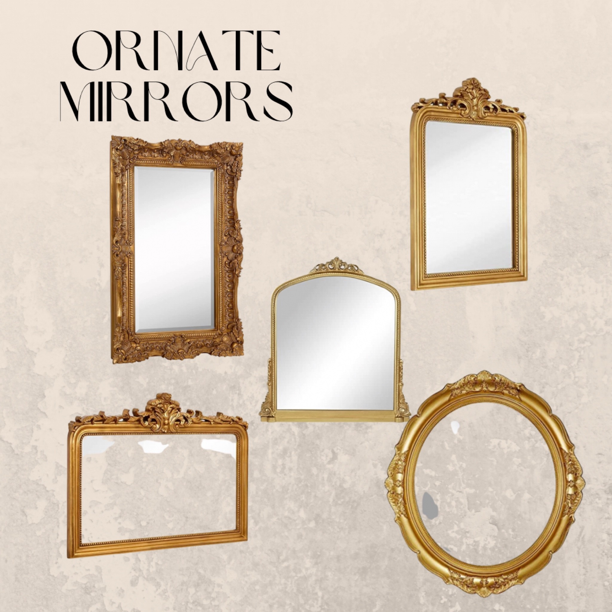 Ornate mirrors to elevate your space, 

#LTKhome