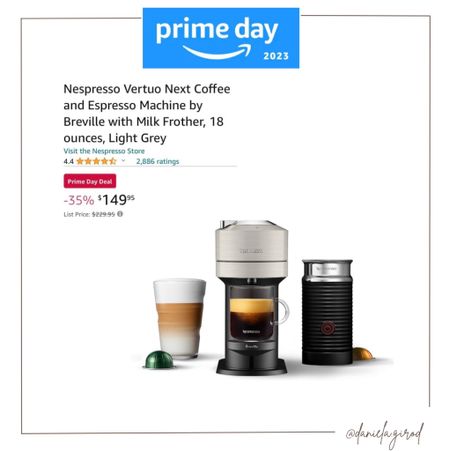 Prime day 2023 
Top picks - Nespresso vertuo coffee make 35% off

#LTKstyletip #LTKfamily #nespresso #amazon #primeday #amazonfind #salealert #amazonprimeday

#LTKFind #LTKhome #LTKxPrimeDay