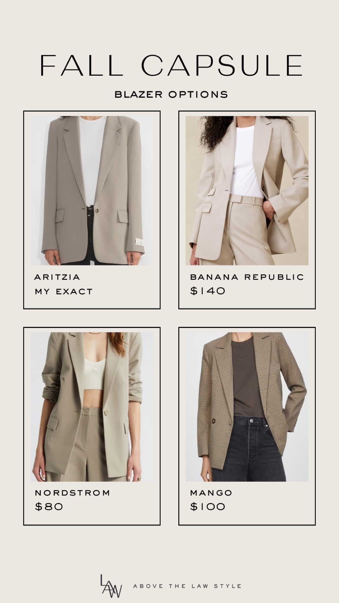 Fall Capsule: Blazer

#LTKStyleTip #LTKSaleAlert #LTKFindsUnder100