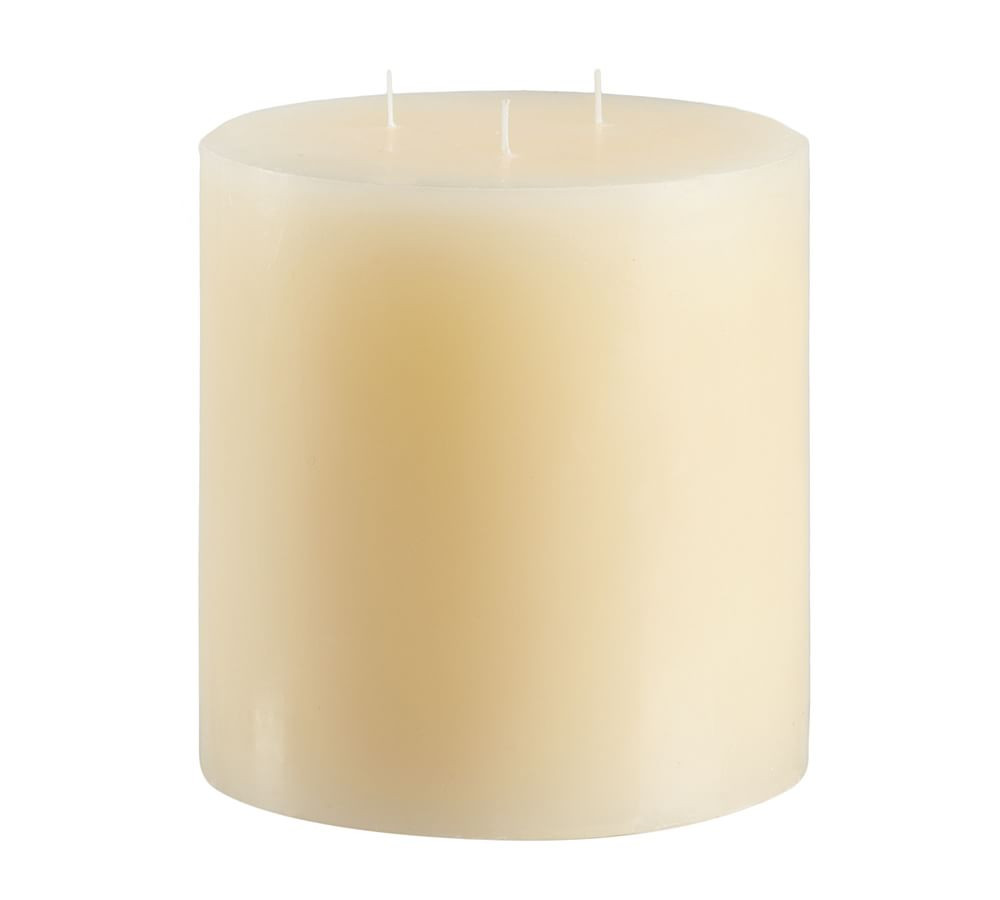 Unscented Wax Pillar Candle | Pottery Barn (US)