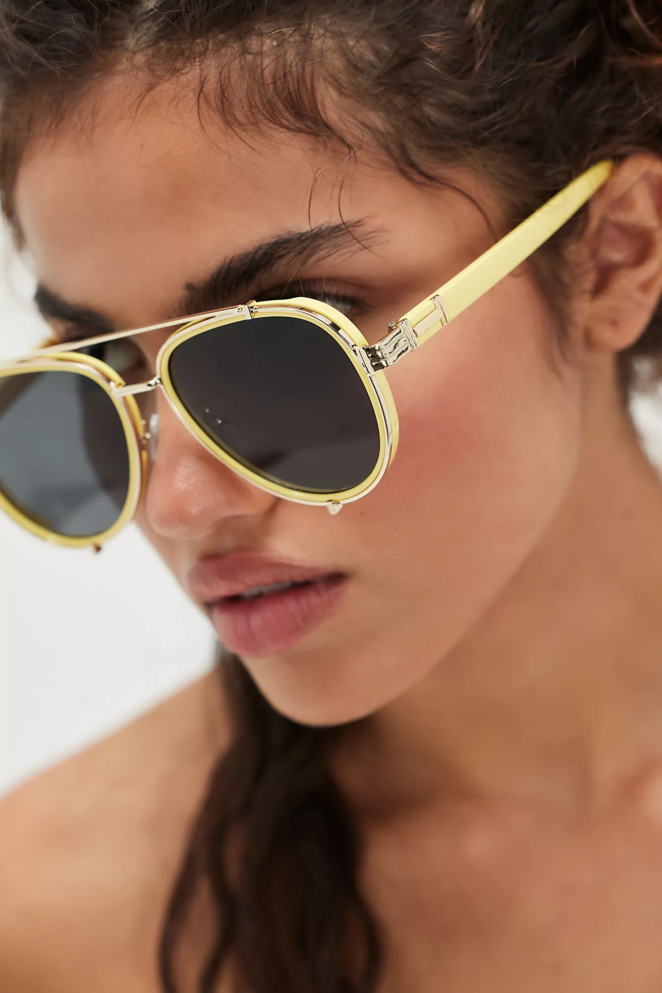 Wesley Oversized Aviator Sunglasses | Free People (Global - UK&FR Excluded)