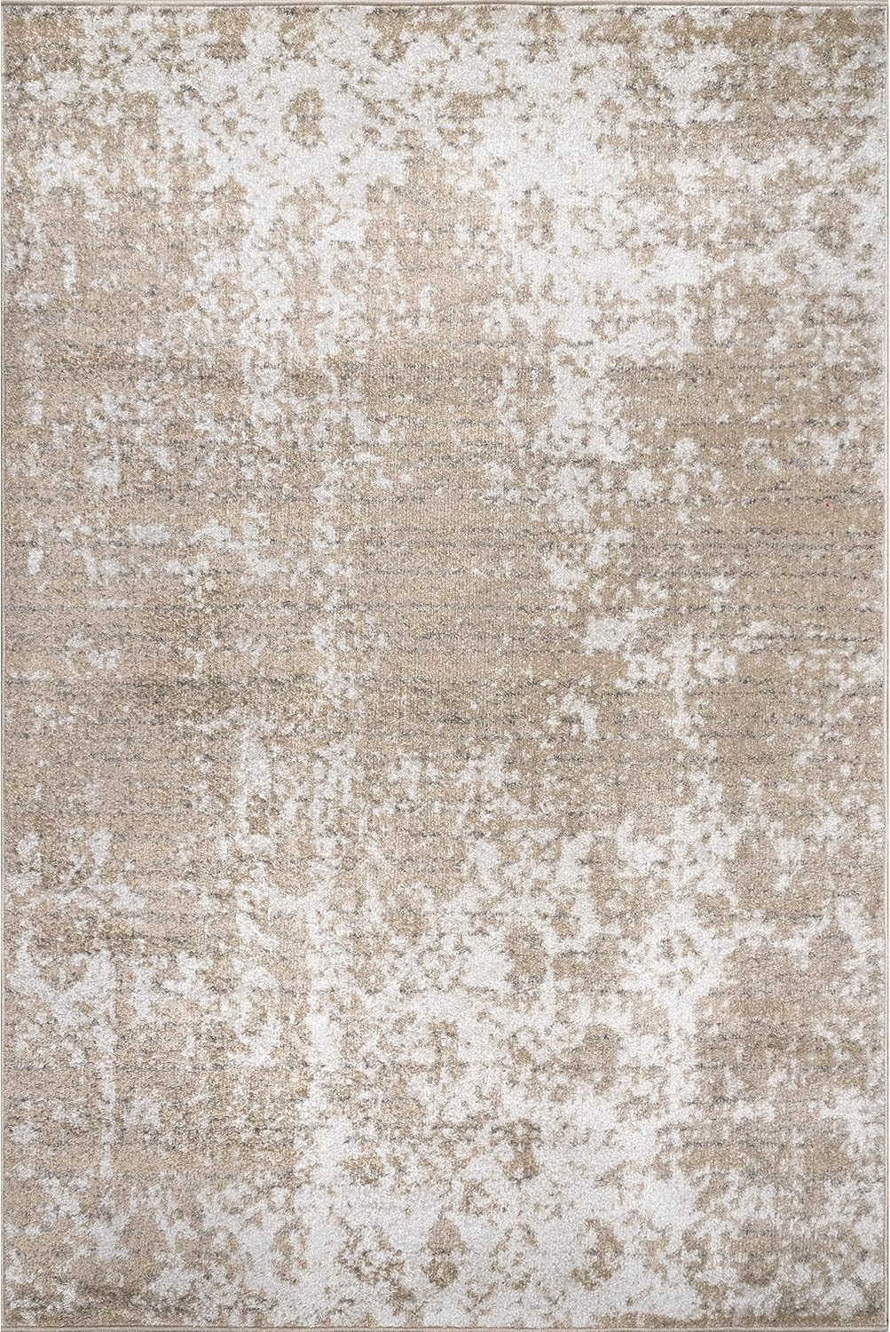 nuLOOM Deedra Modern Abstract Area Rug - 5x8 Area Rug Modern/Contemporary Beige/Ivory Rugs for Li... | Amazon (US)