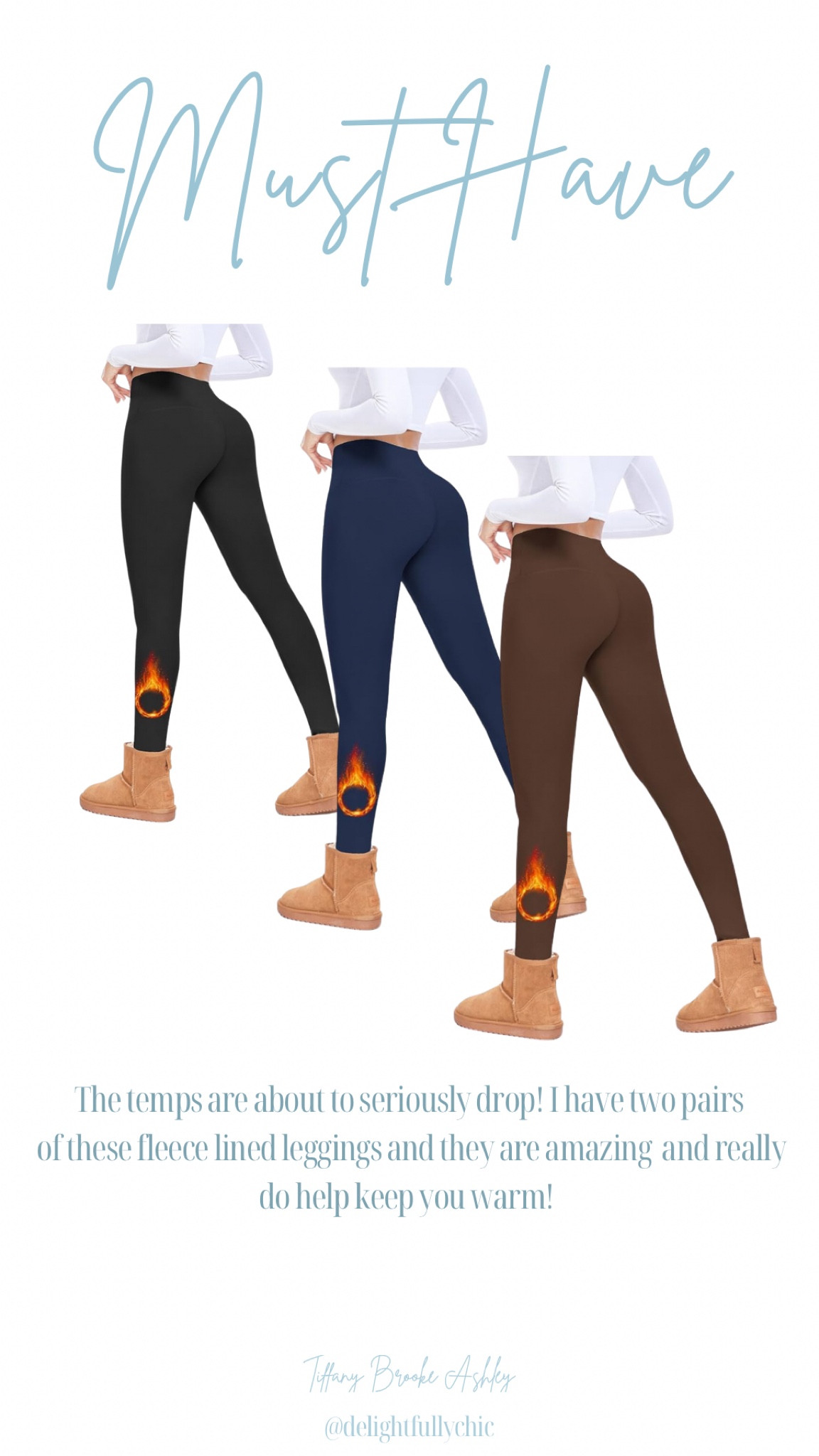 Fleece lined leggings that really do keep you warm! These did the trick for me shopping in the mountains on a 20 degree day! 

#LTKTravel #LTKSeasonal #LTKActive