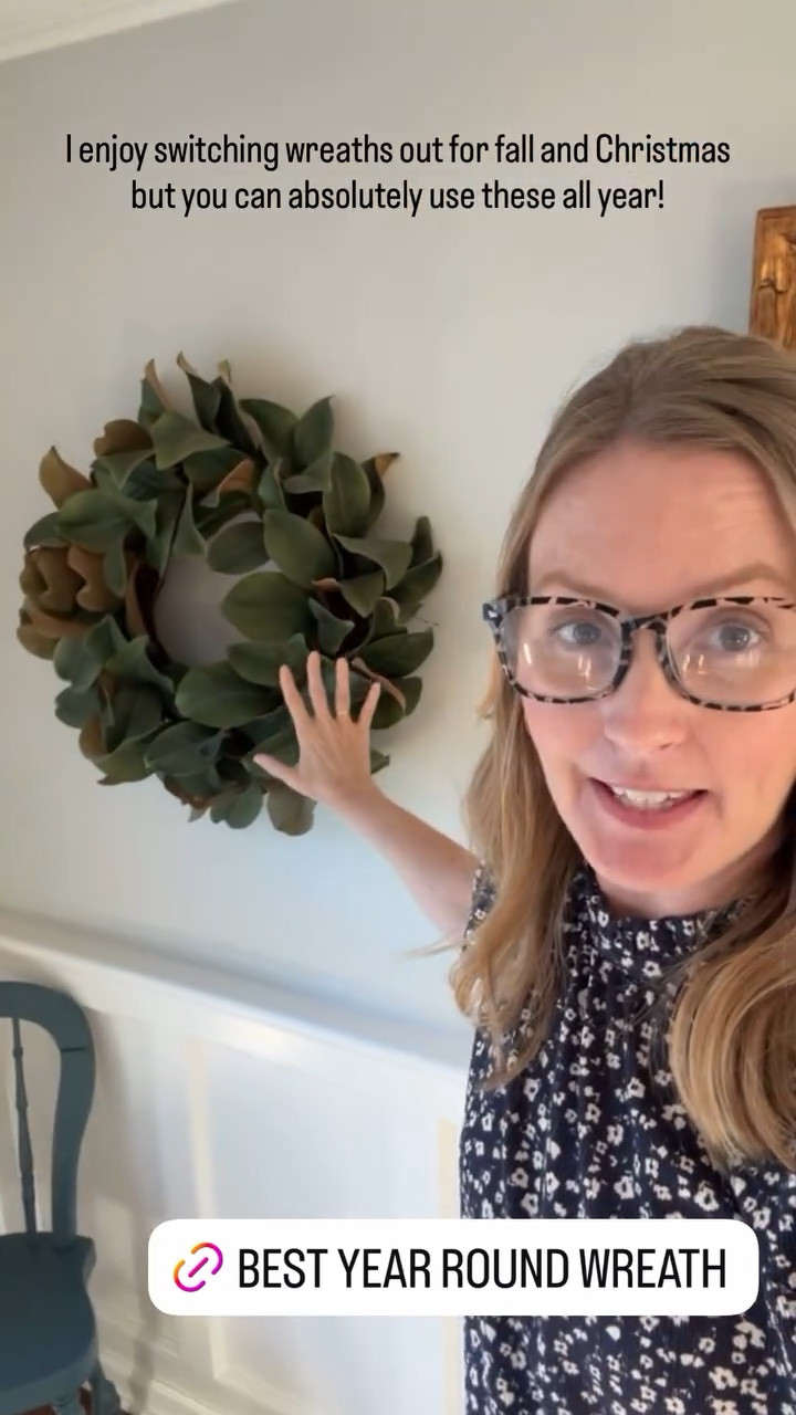 Best year round magnolia wreath and a fall wreath favorite too!

#LTKSeasonal #LTKHome