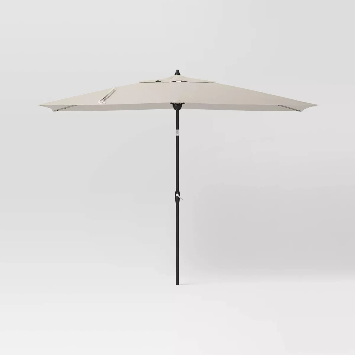 6'x10' Rectangular Outdoor Patio Market Umbrella with Black Pole - Threshold™ | Target
