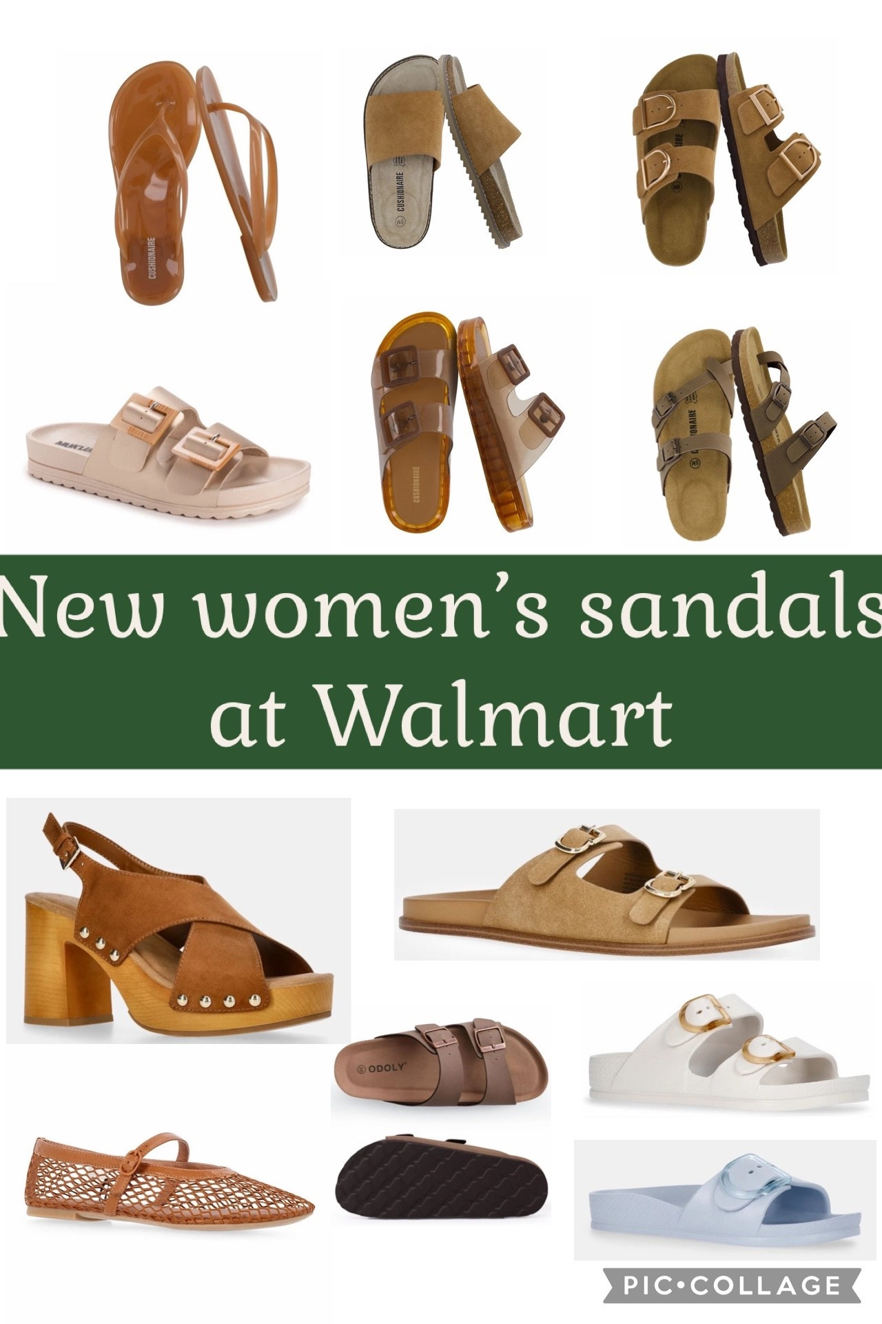 New women’s sandals from Walmart! 

Summer vacation beach slides Birkenstock dupe jelly shoes flats heels 

#LTKSaleAlert #LTKmomlife #LTKSeasonal
