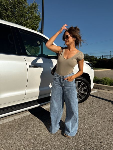 I love a good bodysuit & you can rip these jeans out of my hands… both cozy target finds! 

Sunnies are old target,  but linked some of my current favorites. 

#LTKSeasonal