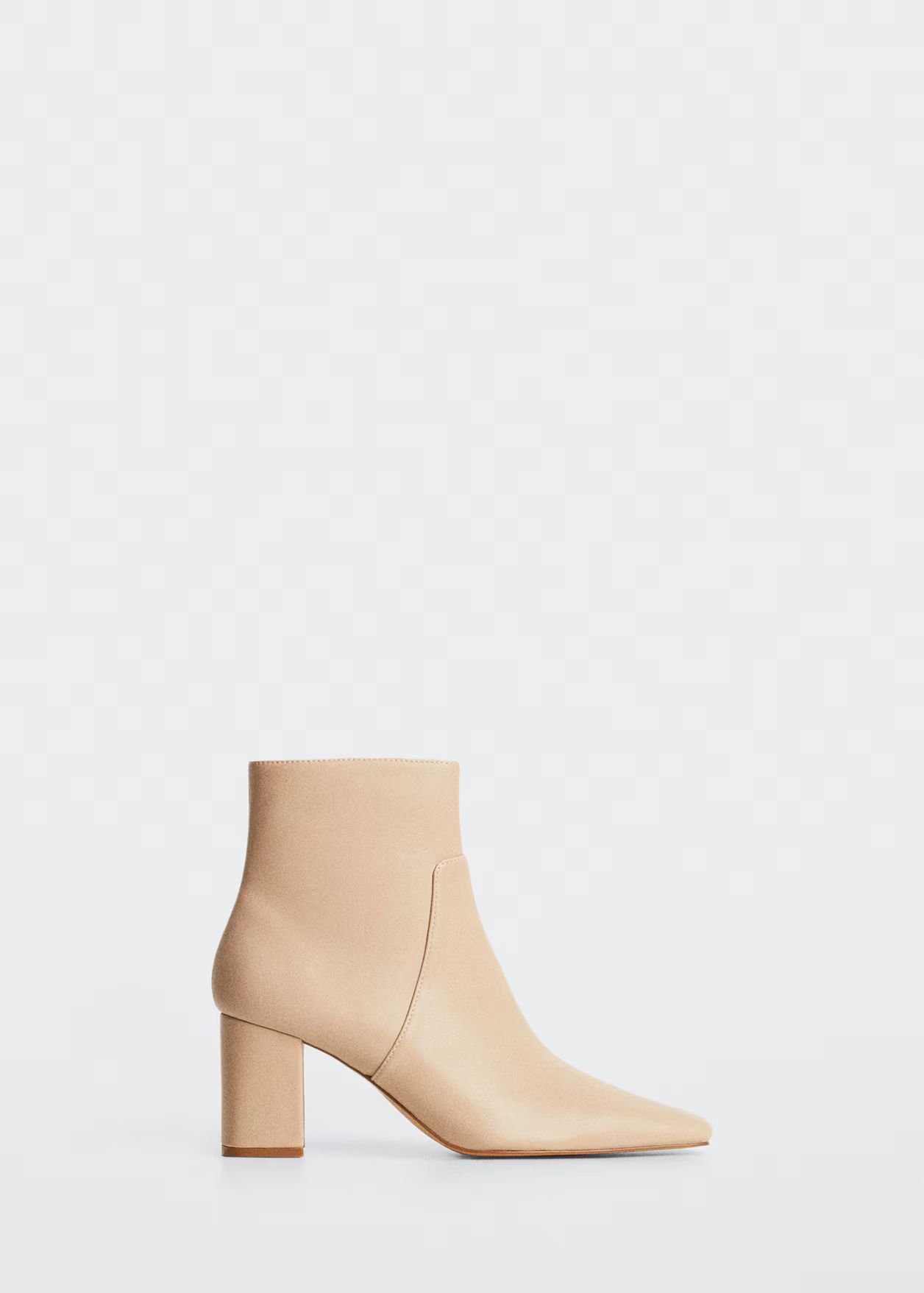 Pointed heel ankle boot -  Women | Mango USA | MANGO (US)