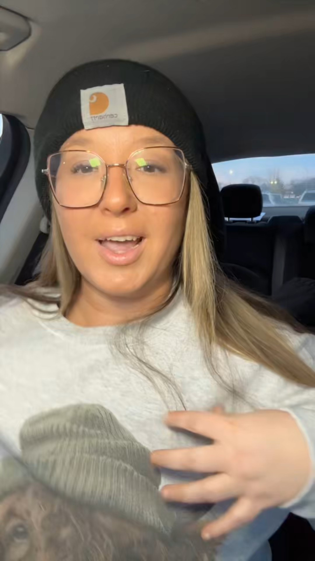 Highland cow wearing a beanie crewneck sweatshirt 

#LTKMidsize #LTKootd #LTKmomlife