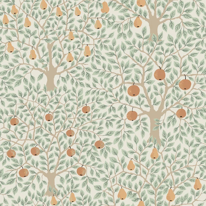 Levon Fruit Tree 33' L x 20.5" W Wallpaper Roll | Wayfair North America