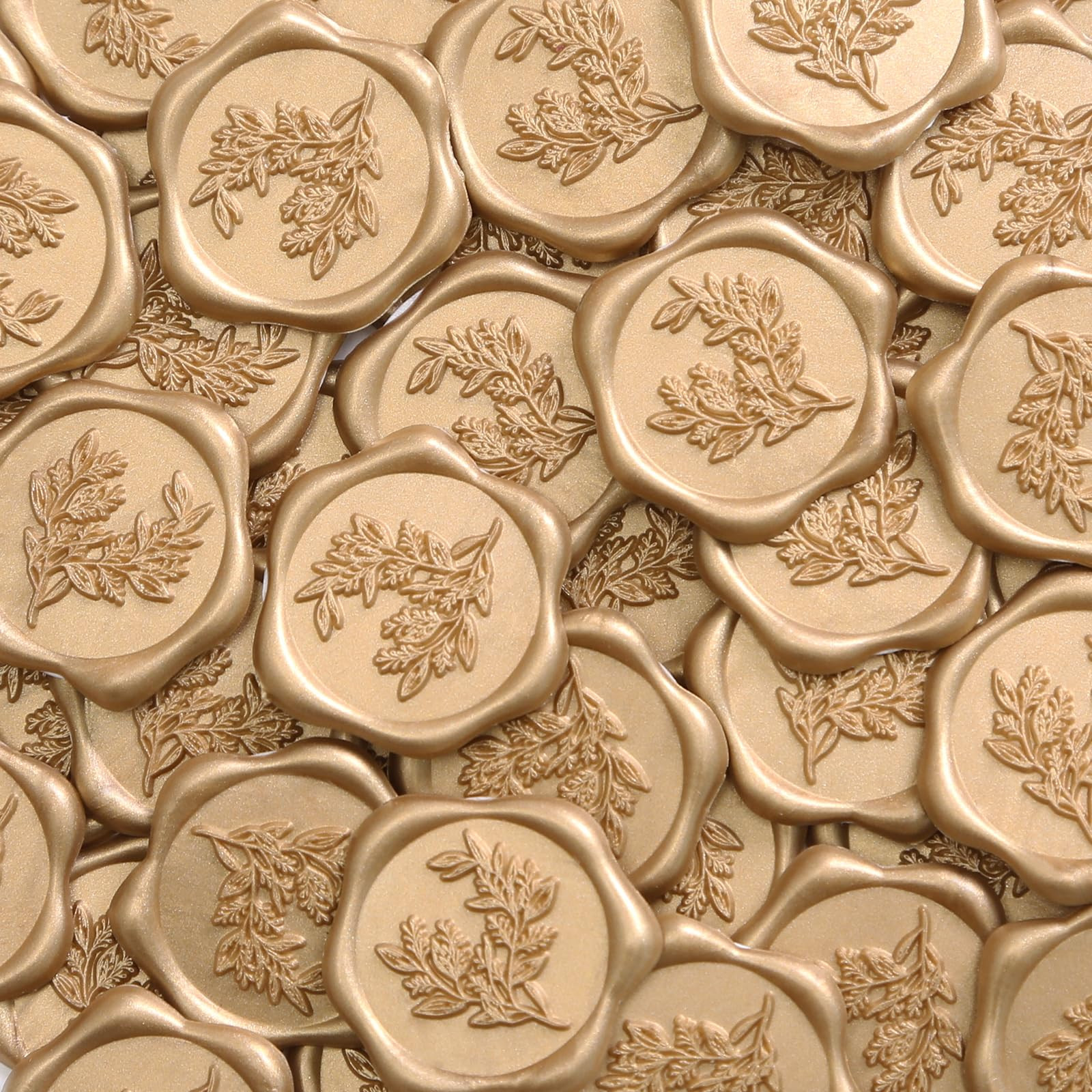 UNIQOOO Wax Seal Stickers - Eucalyptus Wedding Invitation Envelope Seal Stickers, 100 Pcs Self- A... | Amazon (US)