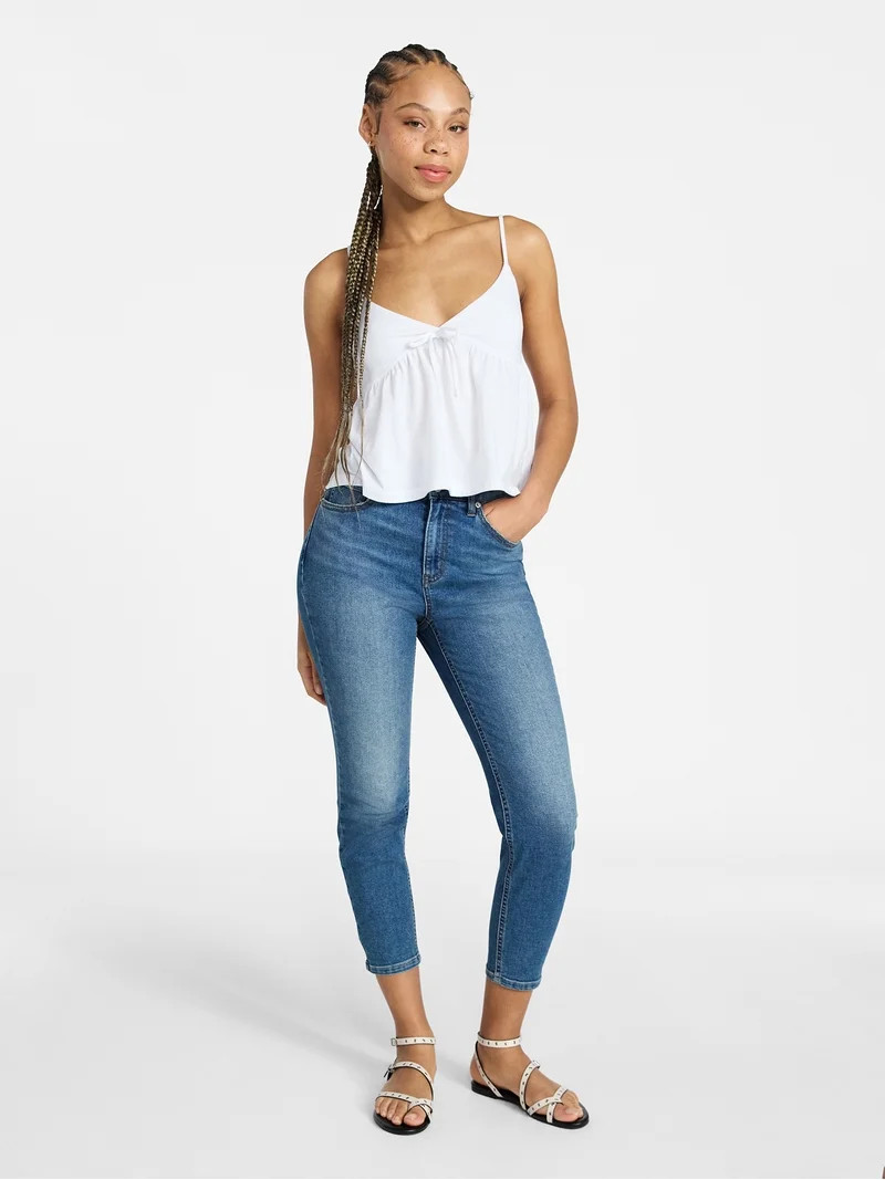 No Boundaries Babydoll Cami Top, Women's XXS-XXL | Walmart (US)