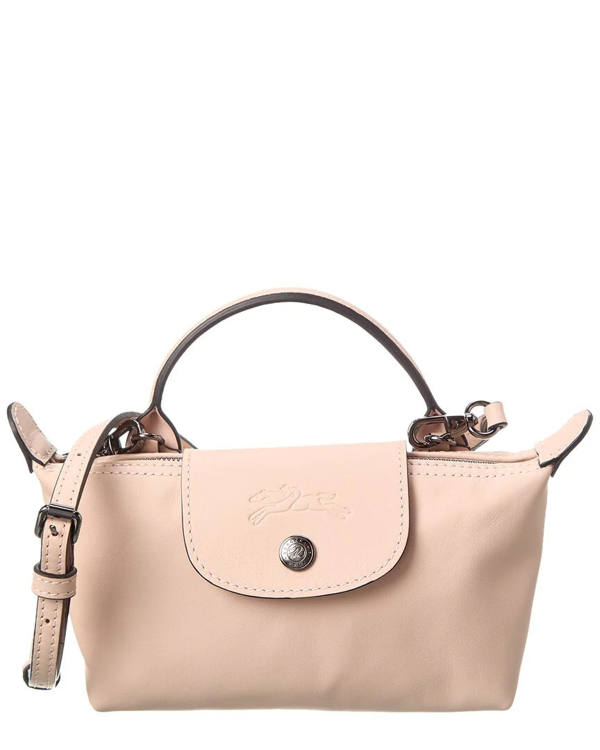Longchamp Le Pliage Xtra XS Leather Pouch | Shop Simon