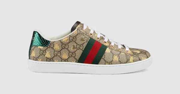 Gucci Women's Ace GG Supreme sneaker with bees | Gucci (US)