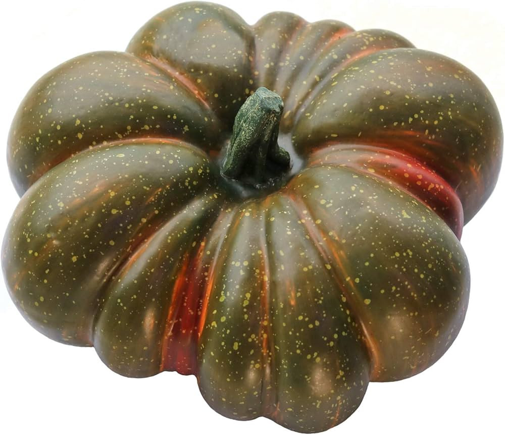 Big Artificial Pumpkin, 12.6inch Hand-Made Foam Pumpkin for Fall Harvest Festival Thanksgiving Ha... | Amazon (US)