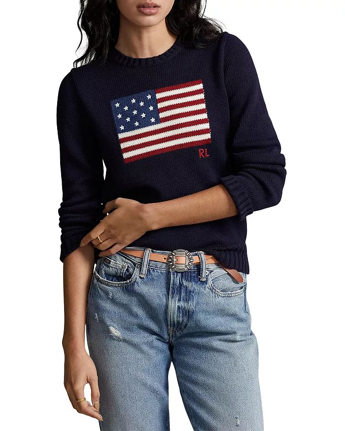 American Flag Cotton Crewneck Sweater | Bloomingdale's (US)