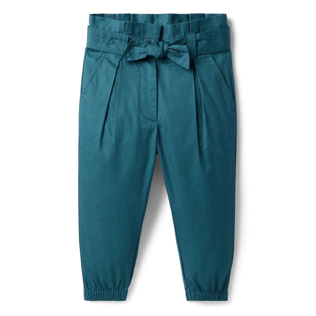Paperbag Waist Twill Pant | Janie and Jack