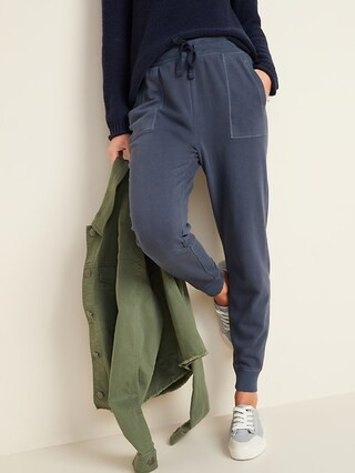 High-Waisted Garment-Dyed Jogger Pants for Women | Old Navy (US)