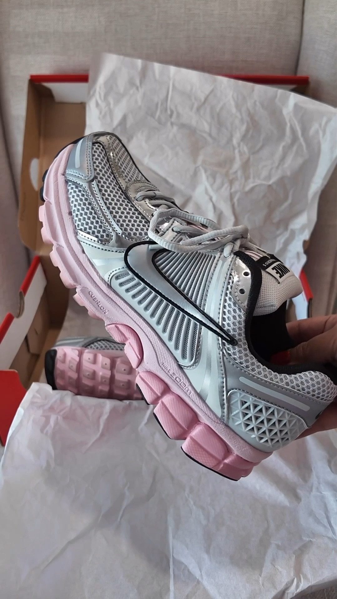 Love the @Nike US Vomero5 casual sneaker. Perfect for a light workout and running errands. 

Nike, sneakers, pink Nike sneakers, Smiles and Pearls

#LTKootd #LTKActive #LTKTravel