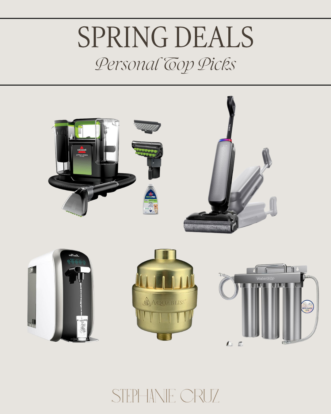 Spring cleaning made easy with these amazing deals! From vacuums to water filters, get your home looking fresh. 

#SpringCleaning #HomeEssentials 

 #LTKHome #LTKSaleAlert