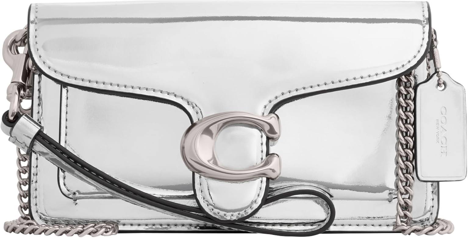 Coach Metallic Tabby Wristlet, Silver | Amazon (US)