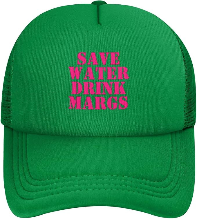 Save Water Drink Margs Mesh Hat Men Women Baseball Cap Funny Trucker Hat | Amazon (CA)
