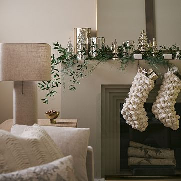 Chunky Bauble Knit Stockings | West Elm (US)