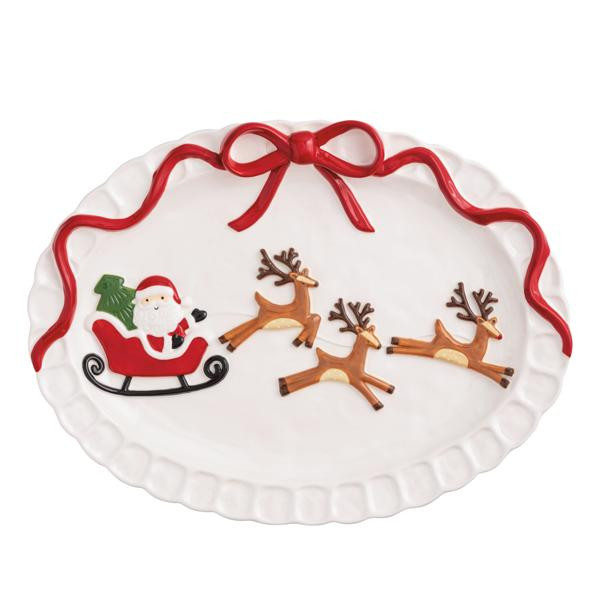 Santa's Sleigh Platter | Mud Pie